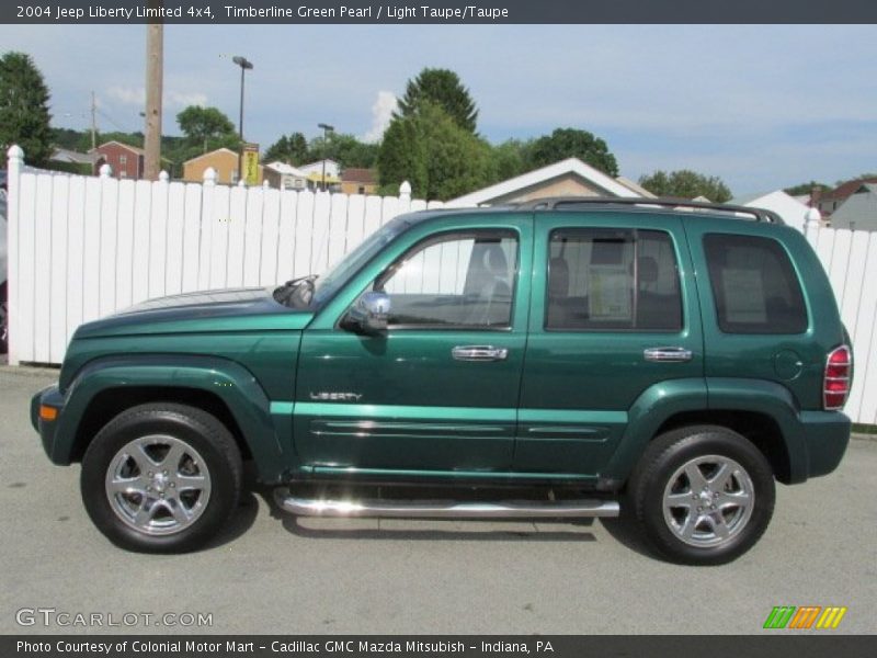 Timberline Green Pearl / Light Taupe/Taupe 2004 Jeep Liberty Limited 4x4