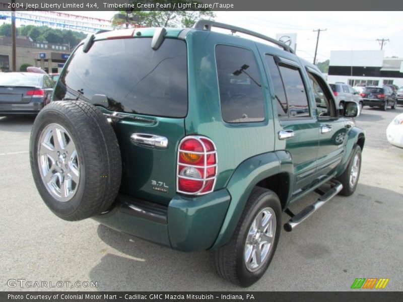 Timberline Green Pearl / Light Taupe/Taupe 2004 Jeep Liberty Limited 4x4