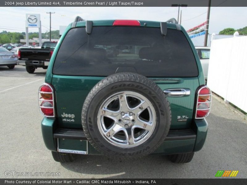 Timberline Green Pearl / Light Taupe/Taupe 2004 Jeep Liberty Limited 4x4