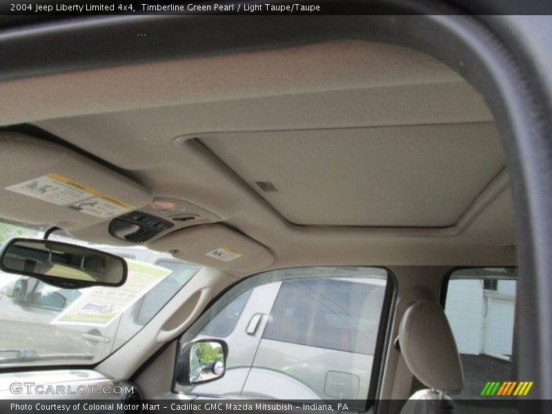 Timberline Green Pearl / Light Taupe/Taupe 2004 Jeep Liberty Limited 4x4