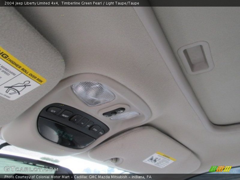 Timberline Green Pearl / Light Taupe/Taupe 2004 Jeep Liberty Limited 4x4