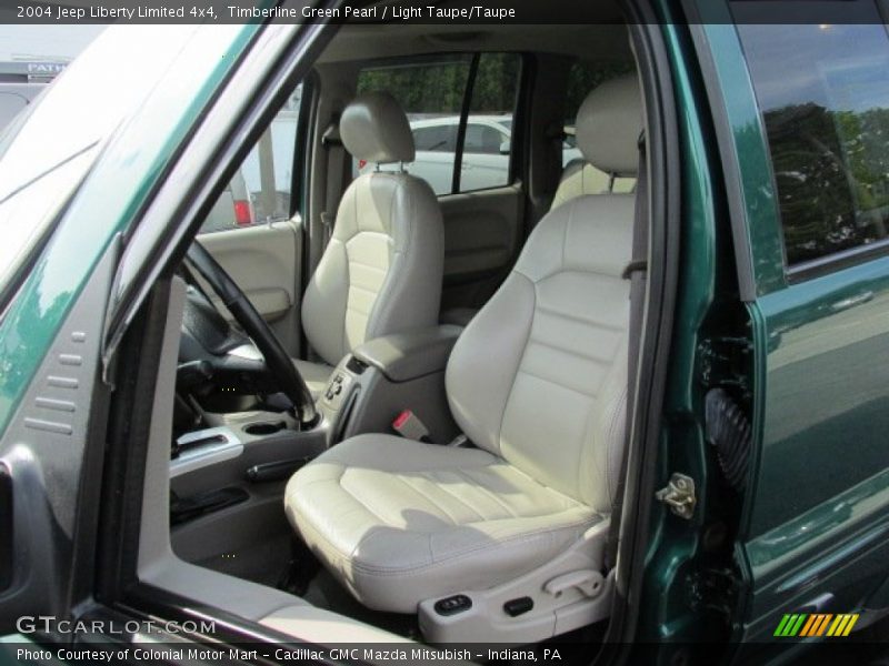 Timberline Green Pearl / Light Taupe/Taupe 2004 Jeep Liberty Limited 4x4