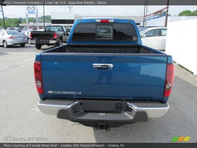 Aqua Blue Metallic / Ebony 2011 Chevrolet Colorado LT Crew Cab 4x4