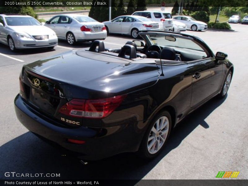 Obsidian Black / Black 2010 Lexus IS 250C Convertible