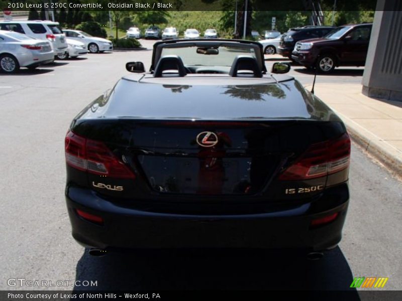Obsidian Black / Black 2010 Lexus IS 250C Convertible
