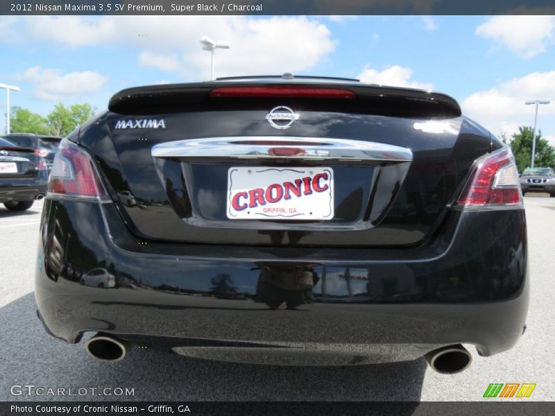 Super Black / Charcoal 2012 Nissan Maxima 3.5 SV Premium
