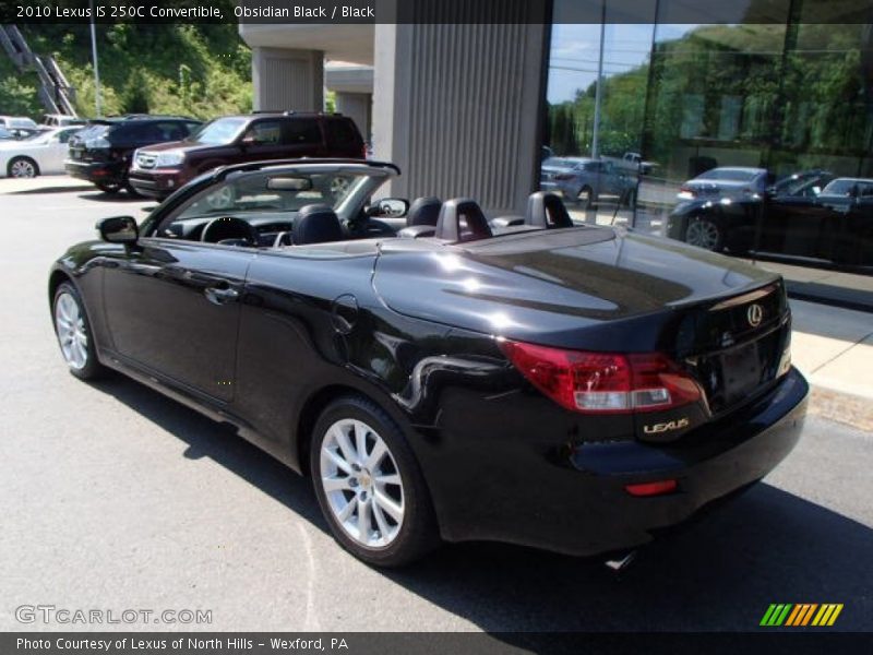Obsidian Black / Black 2010 Lexus IS 250C Convertible