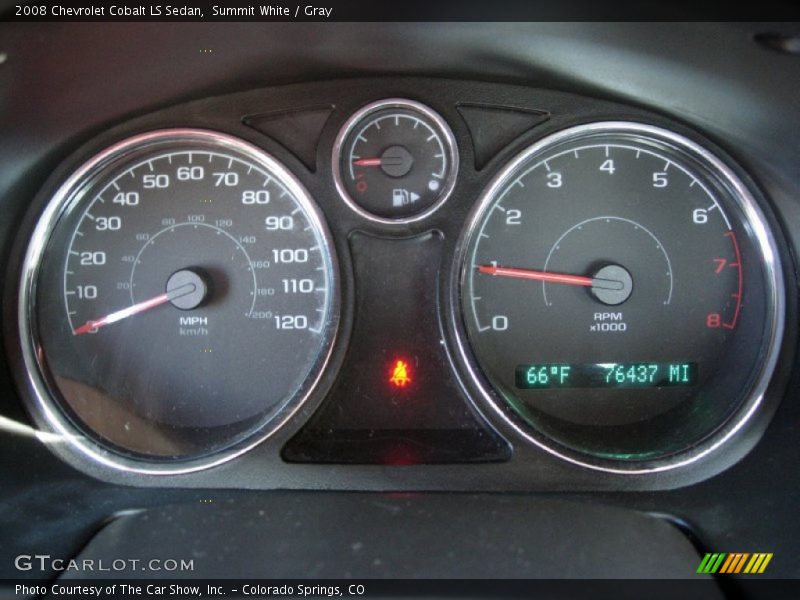 Summit White / Gray 2008 Chevrolet Cobalt LS Sedan