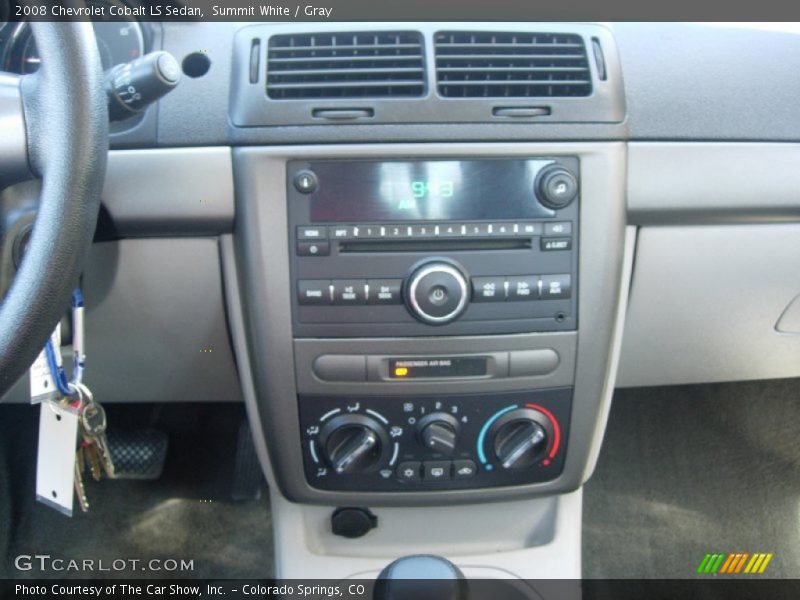 Summit White / Gray 2008 Chevrolet Cobalt LS Sedan