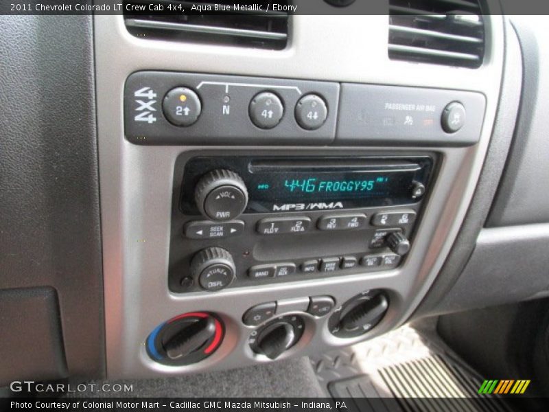 Aqua Blue Metallic / Ebony 2011 Chevrolet Colorado LT Crew Cab 4x4
