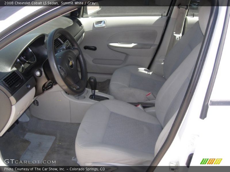 Summit White / Gray 2008 Chevrolet Cobalt LS Sedan