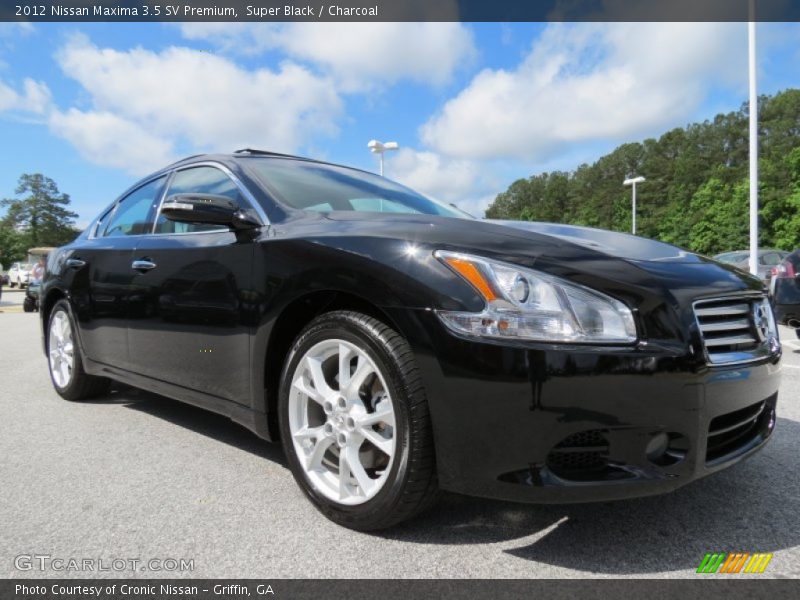 Super Black / Charcoal 2012 Nissan Maxima 3.5 SV Premium
