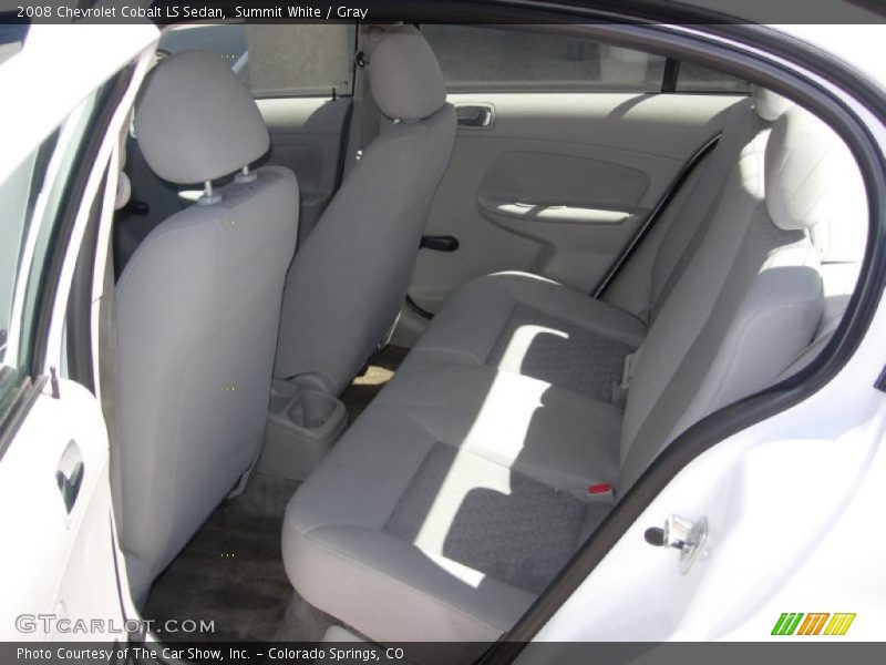 Summit White / Gray 2008 Chevrolet Cobalt LS Sedan