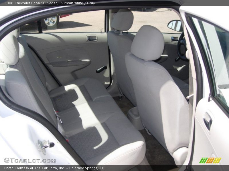 Summit White / Gray 2008 Chevrolet Cobalt LS Sedan