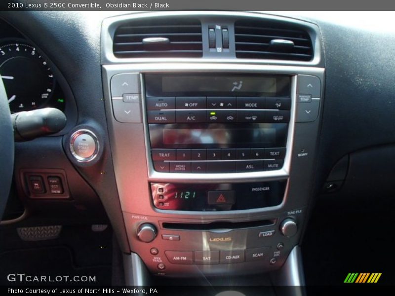 Obsidian Black / Black 2010 Lexus IS 250C Convertible