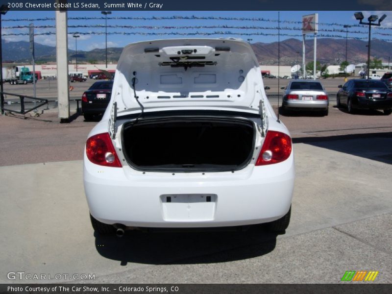 Summit White / Gray 2008 Chevrolet Cobalt LS Sedan