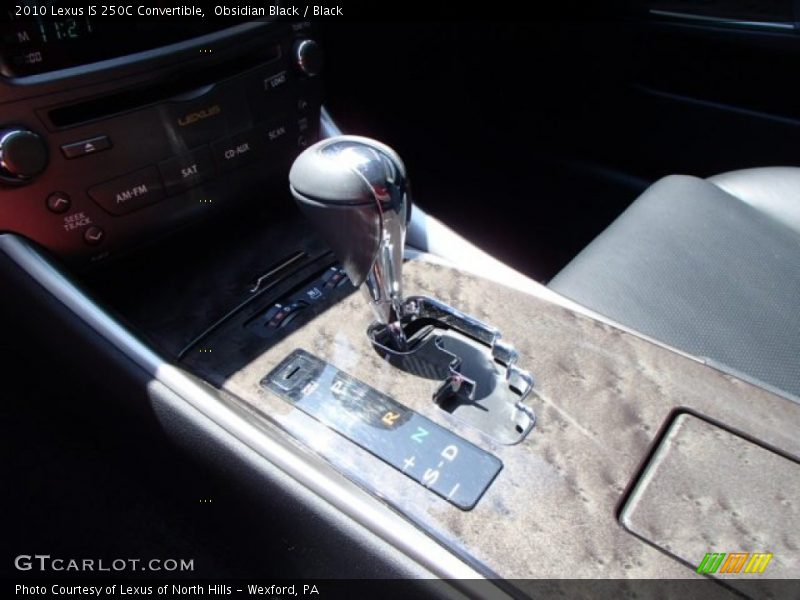 Obsidian Black / Black 2010 Lexus IS 250C Convertible