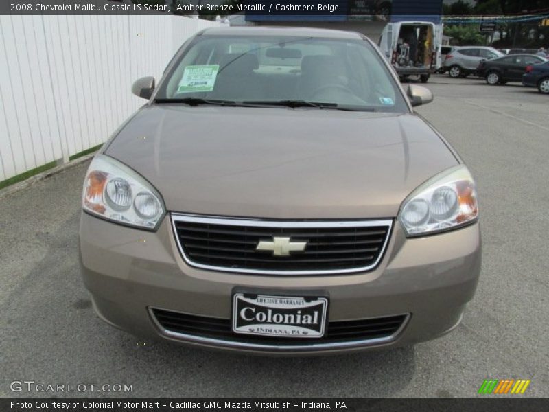 Amber Bronze Metallic / Cashmere Beige 2008 Chevrolet Malibu Classic LS Sedan