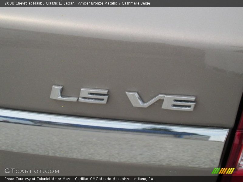Amber Bronze Metallic / Cashmere Beige 2008 Chevrolet Malibu Classic LS Sedan
