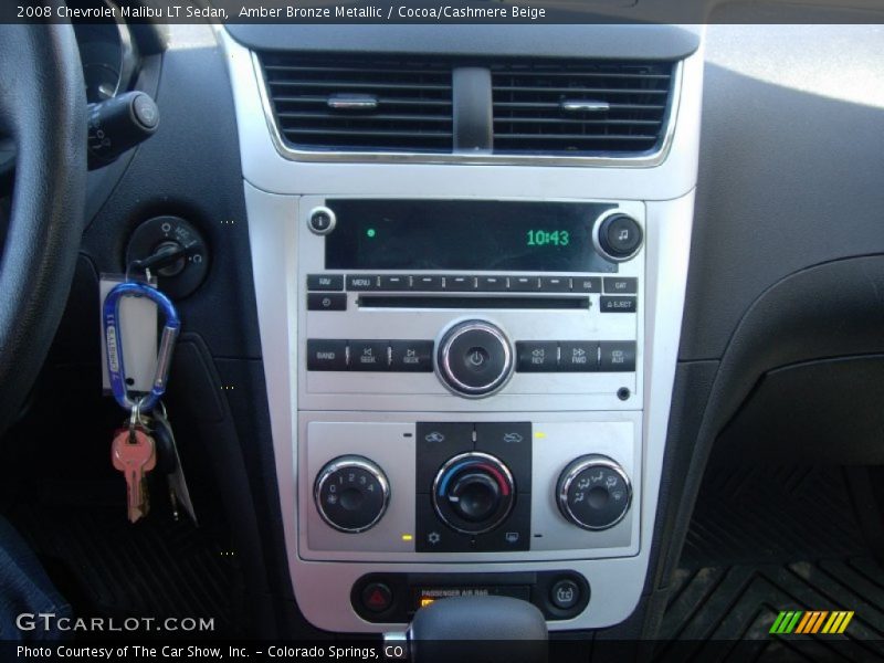 Amber Bronze Metallic / Cocoa/Cashmere Beige 2008 Chevrolet Malibu LT Sedan