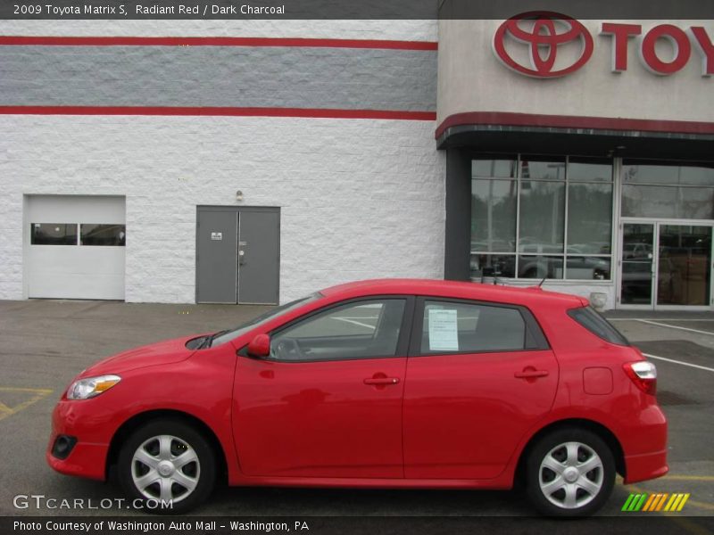 Radiant Red / Dark Charcoal 2009 Toyota Matrix S