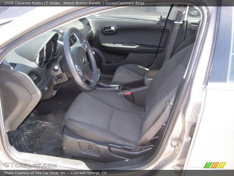 Amber Bronze Metallic / Cocoa/Cashmere Beige 2008 Chevrolet Malibu LT Sedan