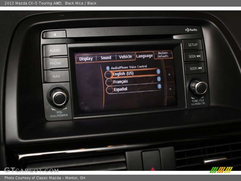 Black Mica / Black 2013 Mazda CX-5 Touring AWD