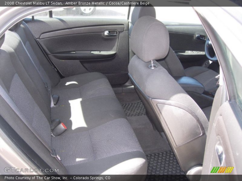 Amber Bronze Metallic / Cocoa/Cashmere Beige 2008 Chevrolet Malibu LT Sedan