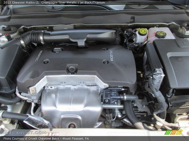 Champagne Silver Metallic / Jet Black/Titanium 2013 Chevrolet Malibu LS