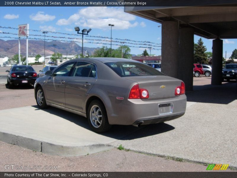 Amber Bronze Metallic / Cocoa/Cashmere Beige 2008 Chevrolet Malibu LT Sedan