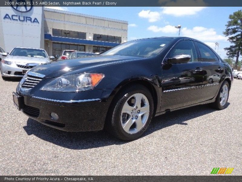 Front 3/4 View of 2008 RL 3.5 AWD Sedan