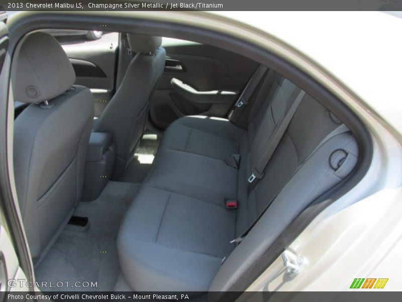 Champagne Silver Metallic / Jet Black/Titanium 2013 Chevrolet Malibu LS