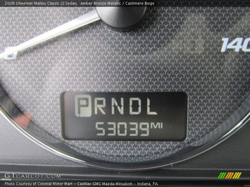 Amber Bronze Metallic / Cashmere Beige 2008 Chevrolet Malibu Classic LS Sedan