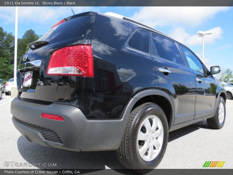 Ebony Black / Black 2011 Kia Sorento LX