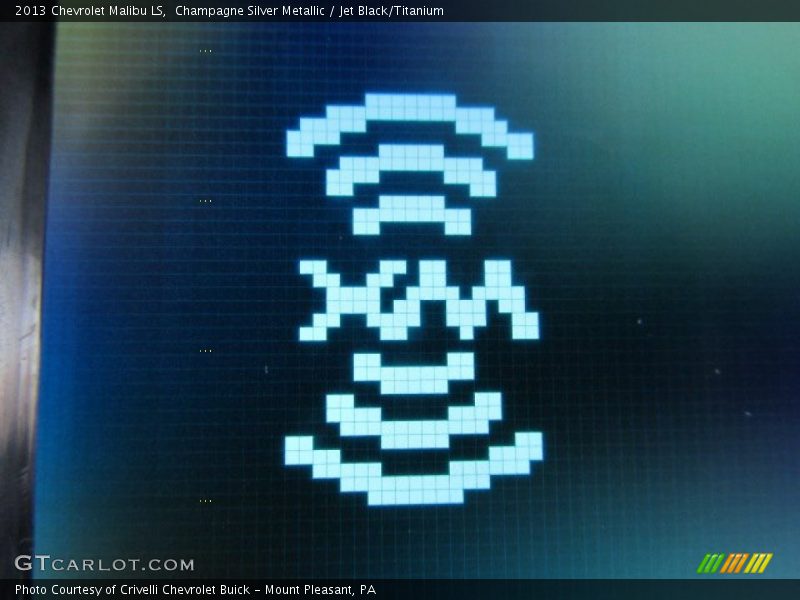 Champagne Silver Metallic / Jet Black/Titanium 2013 Chevrolet Malibu LS