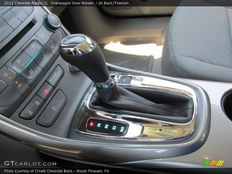 Champagne Silver Metallic / Jet Black/Titanium 2013 Chevrolet Malibu LS