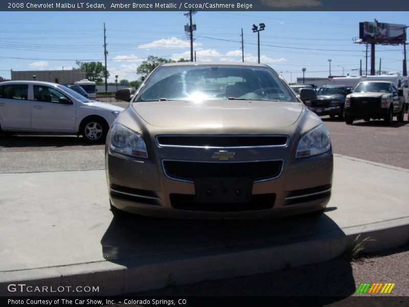 Amber Bronze Metallic / Cocoa/Cashmere Beige 2008 Chevrolet Malibu LT Sedan