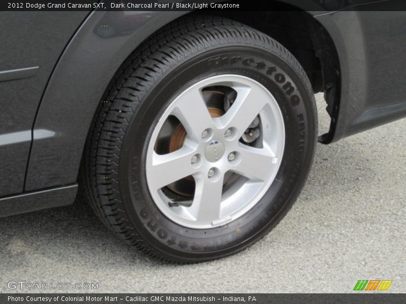 Dark Charcoal Pearl / Black/Light Graystone 2012 Dodge Grand Caravan SXT