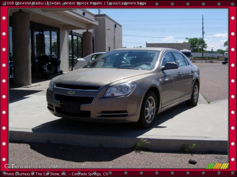 Amber Bronze Metallic / Cocoa/Cashmere Beige 2008 Chevrolet Malibu LT Sedan