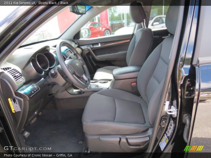Ebony Black / Black 2011 Kia Sorento LX