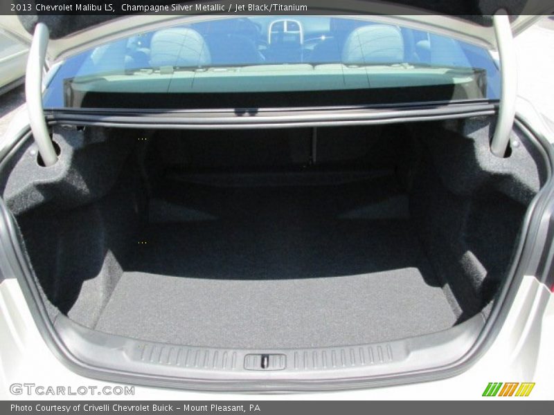 Champagne Silver Metallic / Jet Black/Titanium 2013 Chevrolet Malibu LS