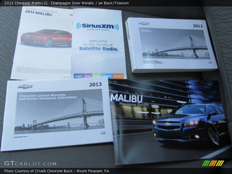 Champagne Silver Metallic / Jet Black/Titanium 2013 Chevrolet Malibu LS