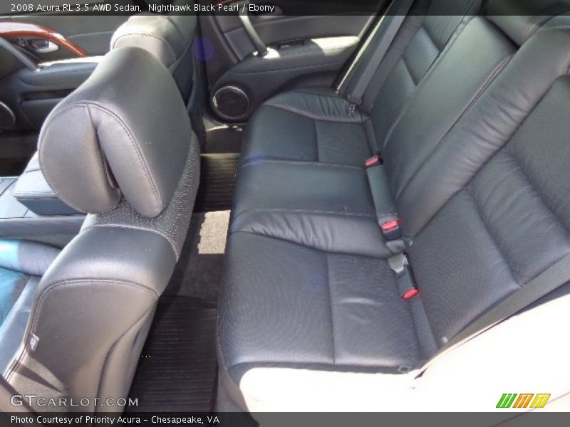 Nighthawk Black Pearl / Ebony 2008 Acura RL 3.5 AWD Sedan