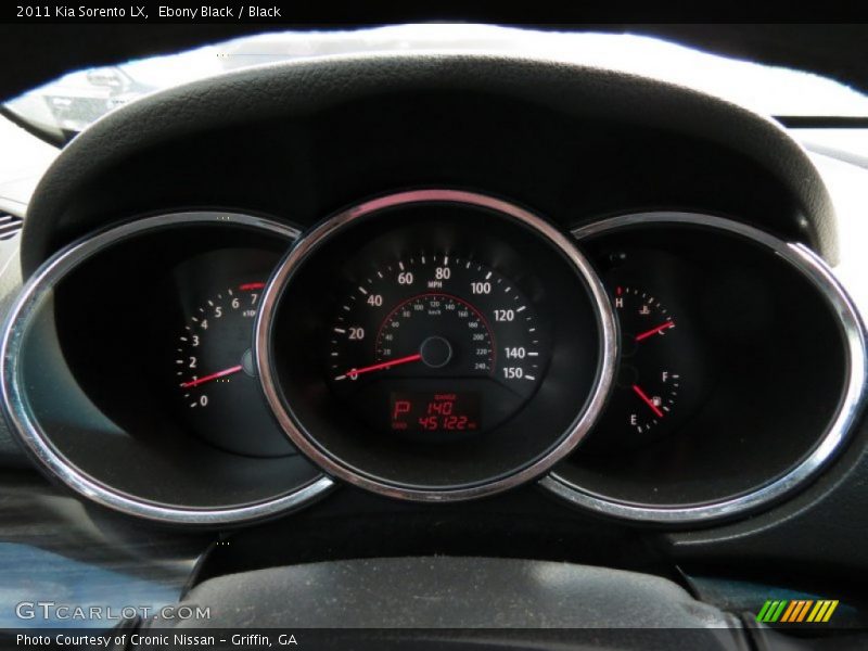 Ebony Black / Black 2011 Kia Sorento LX