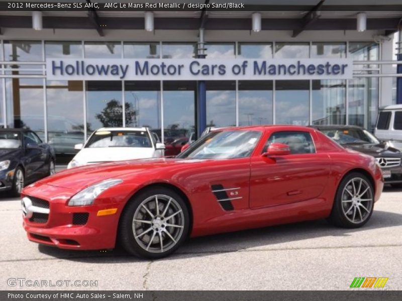 AMG Le Mans Red Metallic / designo Sand/Black 2012 Mercedes-Benz SLS AMG