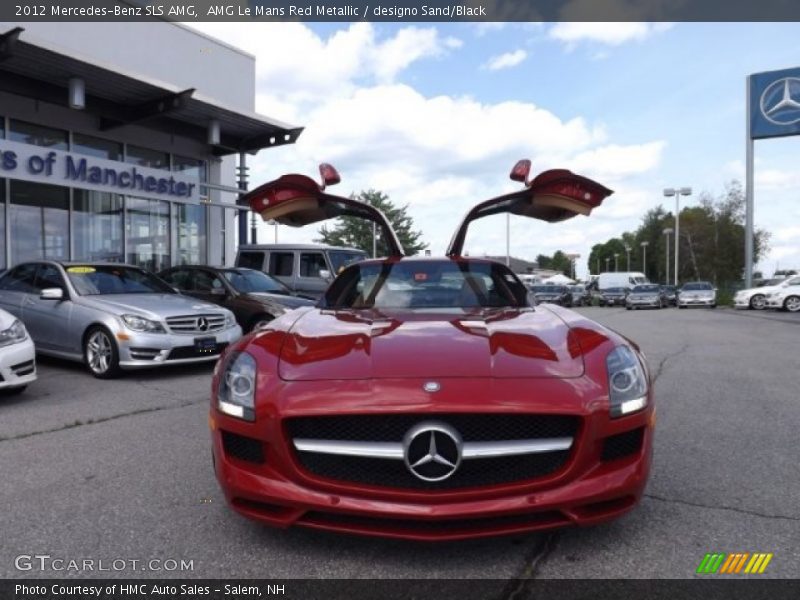 AMG Le Mans Red Metallic / designo Sand/Black 2012 Mercedes-Benz SLS AMG