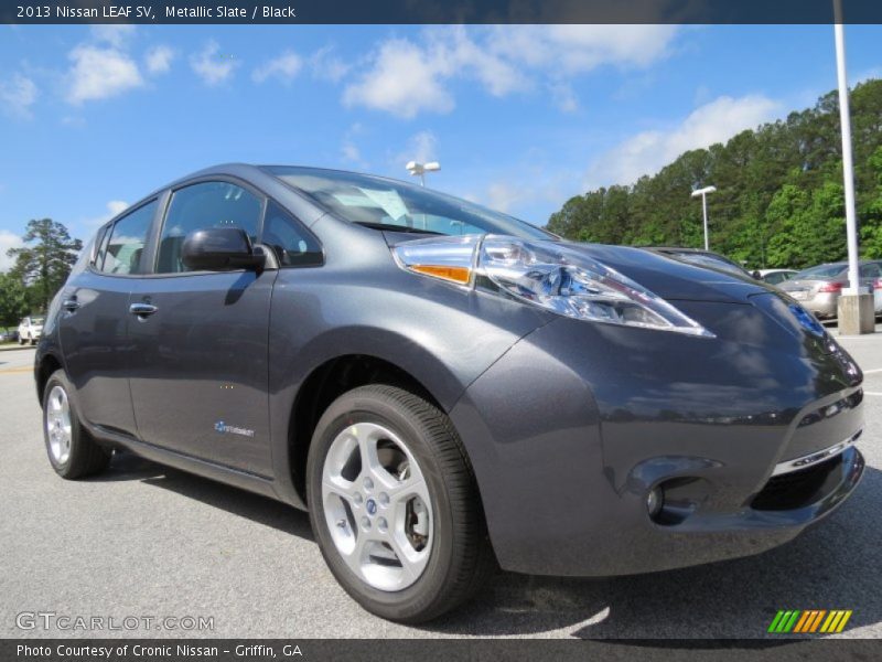 Metallic Slate / Black 2013 Nissan LEAF SV