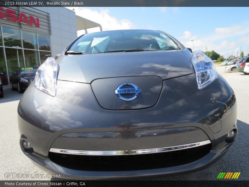 Metallic Slate / Black 2013 Nissan LEAF SV