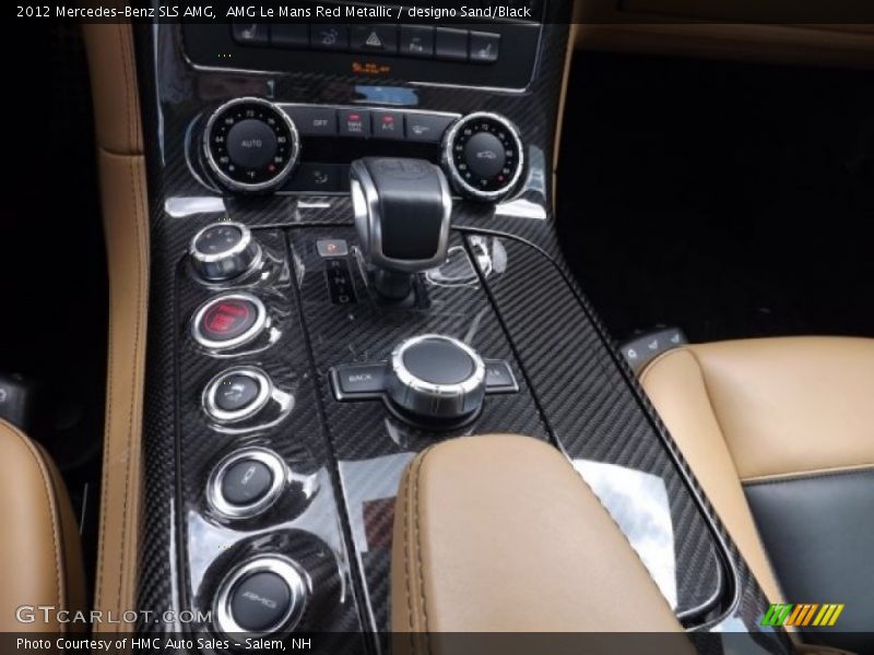 Controls of 2012 SLS AMG