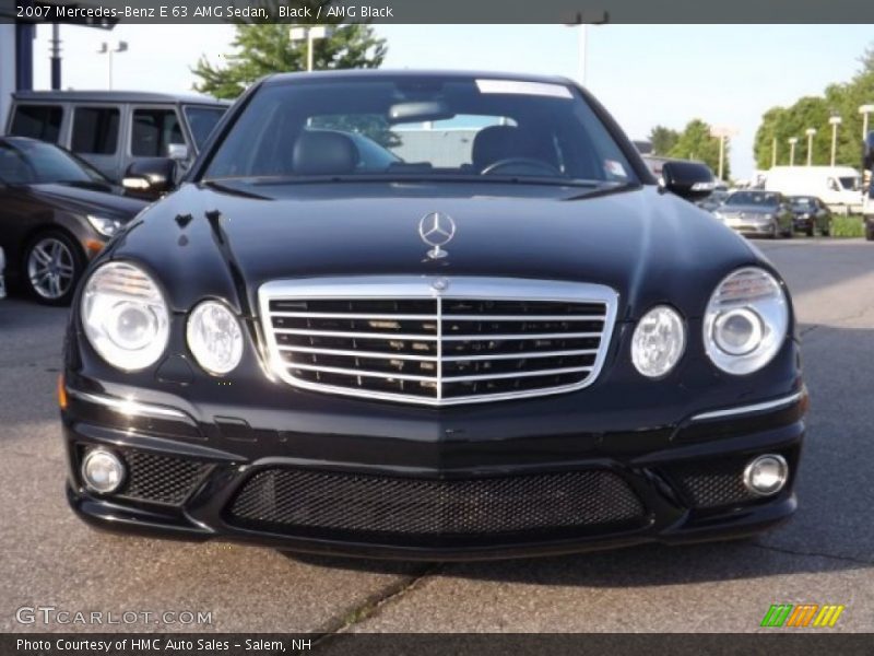 Black / AMG Black 2007 Mercedes-Benz E 63 AMG Sedan